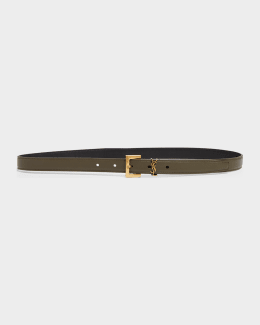 Bell Flower　SAINT LAURENT ベルト Saint Laurent YSL Buckle Leather Belt | Neiman Marcus