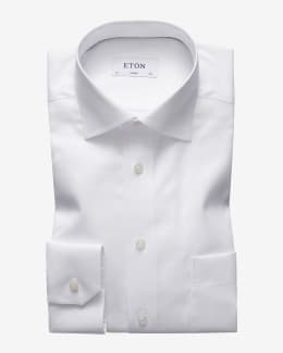 Eton Men's Slim Fit Cavalry Twill Dress Shirt | Neiman Marcus