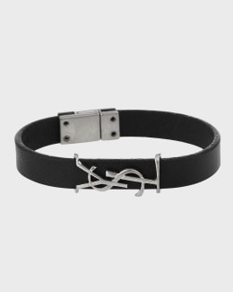 Monogram leather bracelet Louis Vuitton Brown in Leather - 36752596