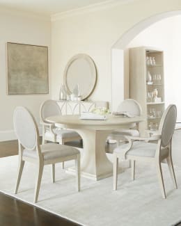 Bernhardt linea double pedestal dining table top