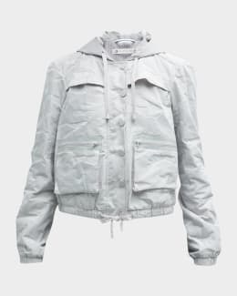 Golden Goose Star Metallic Patchwork Windbreaker | Neiman Marcus