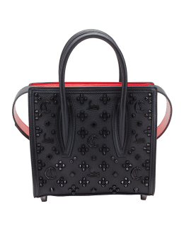Christian Louboutin Cabata Empire Spike Crown Leather Tote Bag