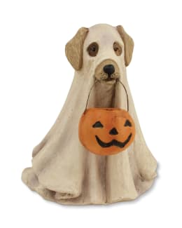 Spooky Ghost Dog Halloween Figure
