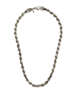 Konstantino LEATHER CORD Mens Necklace with Sterling Silver Clasp