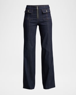 Cinq a Sept Dorothea Wide-Leg Jeans | Neiman Marcus