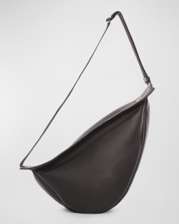THE ROW Slouchy Banana Small Crossbody in Smooth Calfskin