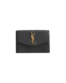 Buy Yves Saint Laurent Grain De Poudre Matelasse Chevron Small Wallet  Monogram Envel