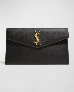 ★SAINT LAURENT MONOGRAM WALLET Monogram zipped leather wallet in black - Saint Laurent