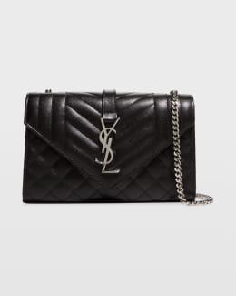 Ysl all black purse top