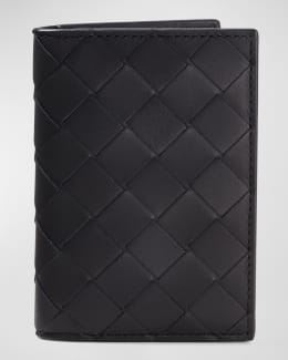 Bottega Veneta Men's Intrecciato Leather Bifold Wallet
