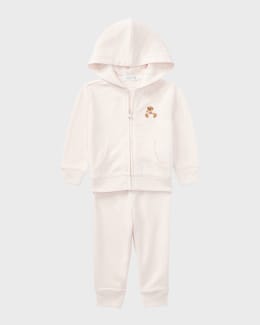Ralph Lauren Childrenswear Cotton Footie Pajamas With Floral