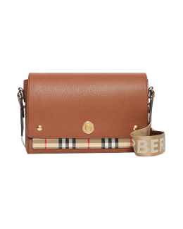 Burberry Hannah Vintage Check Crossbody Bag | Neiman Marcus