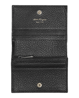BURBERRY Vintage Check Halton Wallet Black 1261766