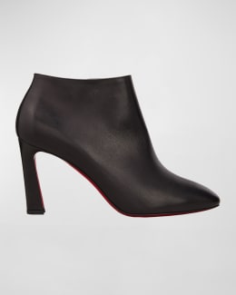 Christian Louboutin - Authenticated So Kate Booty Ankle Boots - Leather Red Plain for Women, Very Good Condition