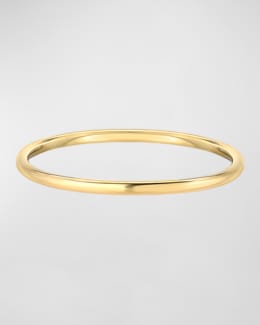 Classic Gold Thin Band Ring - Size 6 main image 0