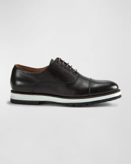 John Lobb Men's Land Nubuck Derby Shoes | Neiman Marcus