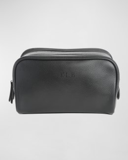 Royce leather toiletry bag online