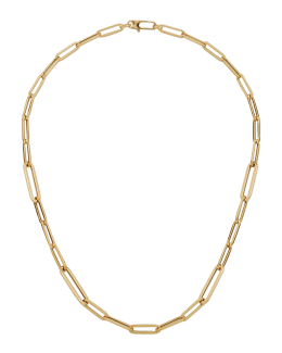 Roberto coin paper clip necklace clearance