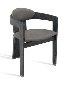 Louis Chair - Walnut by Interlude Home, Gray