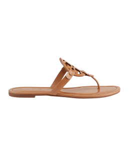 Tory Burch Metal Miller Soft Leather Sandals | Neiman Marcus