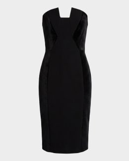 Black Halo Marion Ruched One-Shoulder Gown | Neiman Marcus