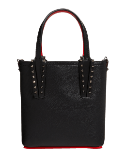 Cabachic mini - Bucket bag - Grained calf leather, rubber and spikes  Couronnes - Rocket - Christian Louboutin