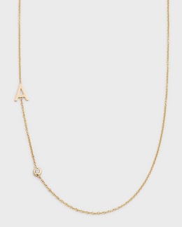 Zoe Lev Jewelry 14K Gold Elongate Paper Clip Chain Necklace, 16"L