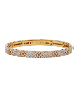 Roberto Coin 18K Rose Gold Verona Bangle Bracelet – Long's Jewelers