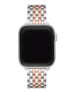 MICHELE 38mm 7 Link Stainless Steel Bracelet for Apple Watch Gold