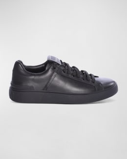 スニーカー MAISON MARGIELA Black Leather Sneakers 0400098748287_BLACK_A1?wid=600