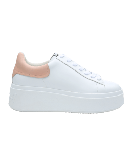 ash moby bicolor platform sneakers