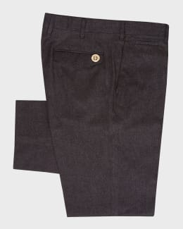 Stefano Ricci Men's Straight-Leg Stretch Trousers | Neiman Marcus