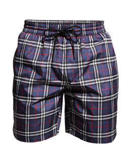 Guildes Vintage Check Swim Shorts in Beige - Burberry