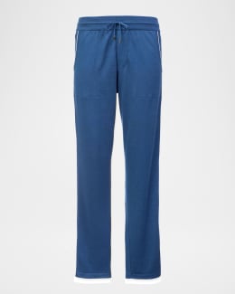 Moschino Men's Logo-Tape Sweatpants | Neiman Marcus