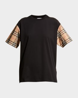 Prada ストライプ ライルコットン Tシャツ 関税込 Prada Striped Lisle Cotton T-Shirt | Neiman Marcus