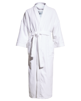 Majestic International Men's Jasper Terry-Lined Denim Kimono Robe ...