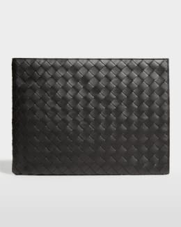 折りたたみ財布 BOTTEGA VENETA Classic Intrecciato Half Wallet Black 193642V Bottega Veneta Men's Intrecciato Leather Bifold Wallet