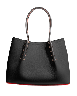 Paloma medium - Top handle bag - Grained calf leather and spikes