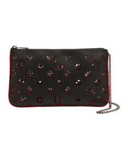 Christian Louboutin Loubila Pouch Chain Clutch Bag | Neiman Marcus Christian Louboutin Loubila Pouch Chain Clutch Bag | Neiman Marcus