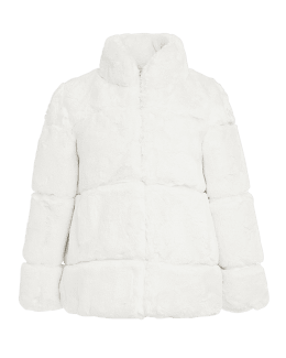 Essentiel Antwerp - Erg Faux Fur Jacket - Sand - Size Medium Beige