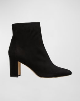 Prada block heel bootie best sale