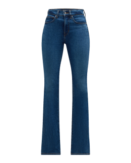 Ramy Brook Helena Mid Rise Flare Jeans Neiman Marcus