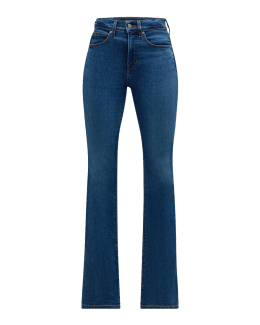 Crosby Patch Pocket Flare Jeans