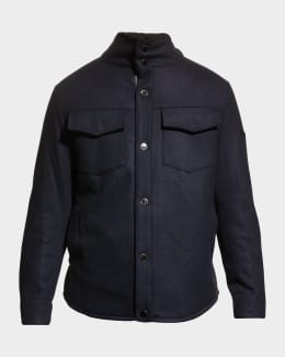 フィアオブゴッド Fear Of God High Neck Bomber Jacket Fear of God Men's High-Neck Bomber Jacket | Neiman Marcus