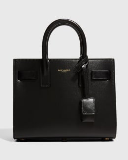 トートバッグ SAINT LAURENT Black Leather Shopping Bag Saint Laurent Shopping Saint Laurent Tote Bag in Leather