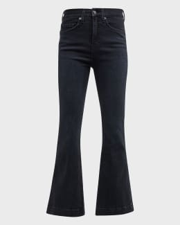 【新品】MOTHER BLACK INSIDER CROP MOTHER The Insider Crop Step Fray Jeans | Neiman Marcus