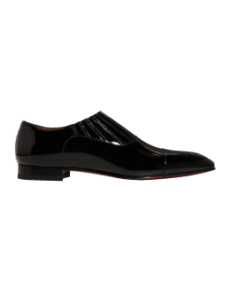 Greghost - Lace-ups - Patent calf - Black - Christian Louboutin