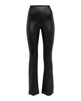 Black Leather Leggings Transparent Image - Black Learther Pants