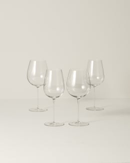 Neiman Marcus Christmas Nutcracker Suite Wine Glasses - Set of 4