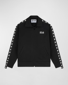 Golden Goose Star Metallic Patchwork Windbreaker | Neiman Marcus